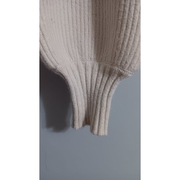 Sky & Sparrow Medium Beige Knit Bodiless Turtleneck Arm Warmer - Picture 3 of 3